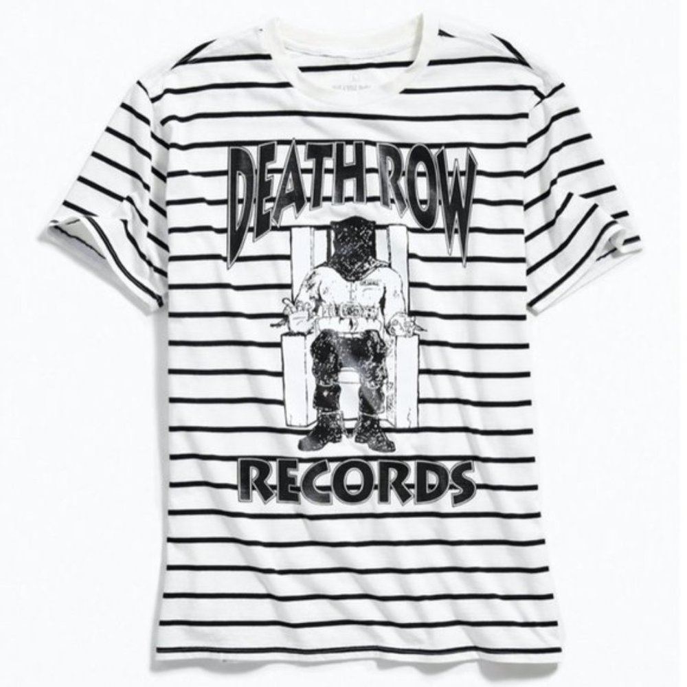 Death Row Records Striped Tee